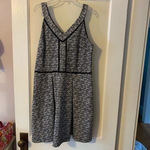 Black and white dress